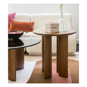 The Socialite Family - Carlotta Side Table Oak Iroko Finish | Iroko