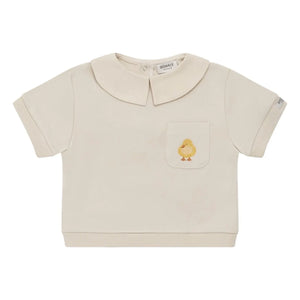 Donsje - Dientje Poussin Fleece T-Shirt | Ivory