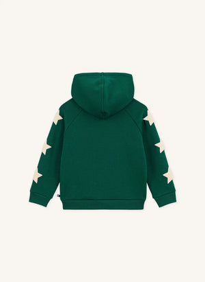 Petit Bateau - Green Stars Hoodie