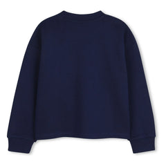 Kenzo - Fleur Molleton Sweatshirt | Navy Blue