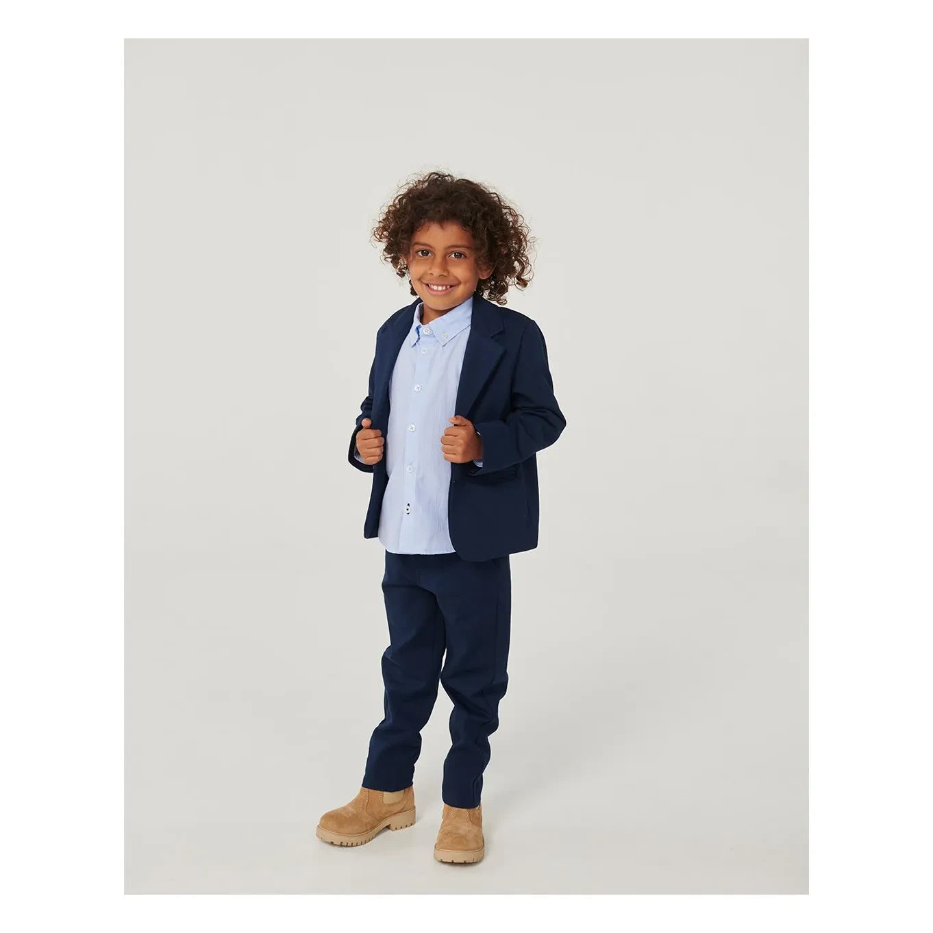 Copenhagen Colors - Stretch Organic Cotton Blazer | Navy