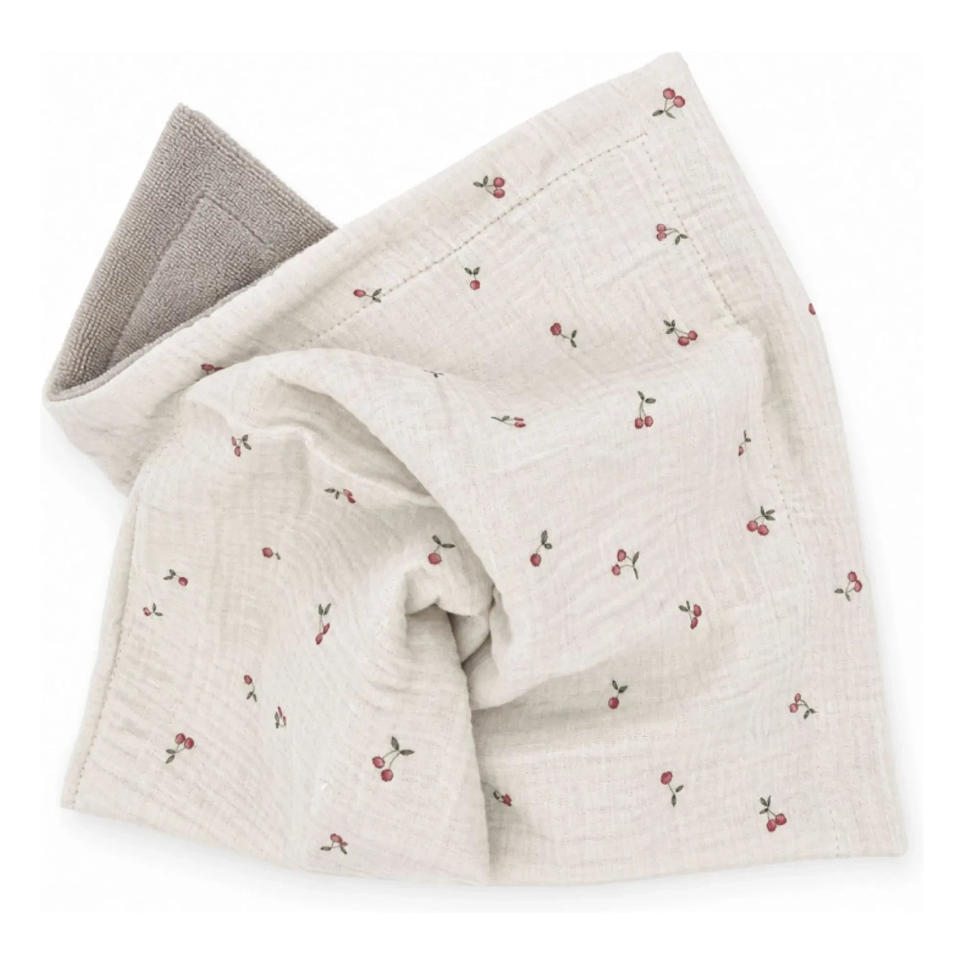 Babyshower - Cherry Patterned Duvet Cover | Ecru