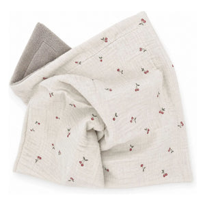Babyshower - Cherry Patterned Duvet Cover | Ecru