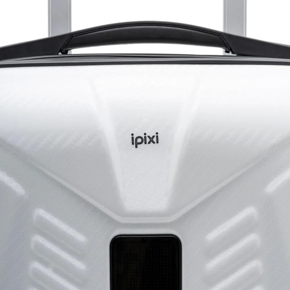 iPixi - Galaxy Voyager LED Ekranlı Akıllı Beyaz Valiz