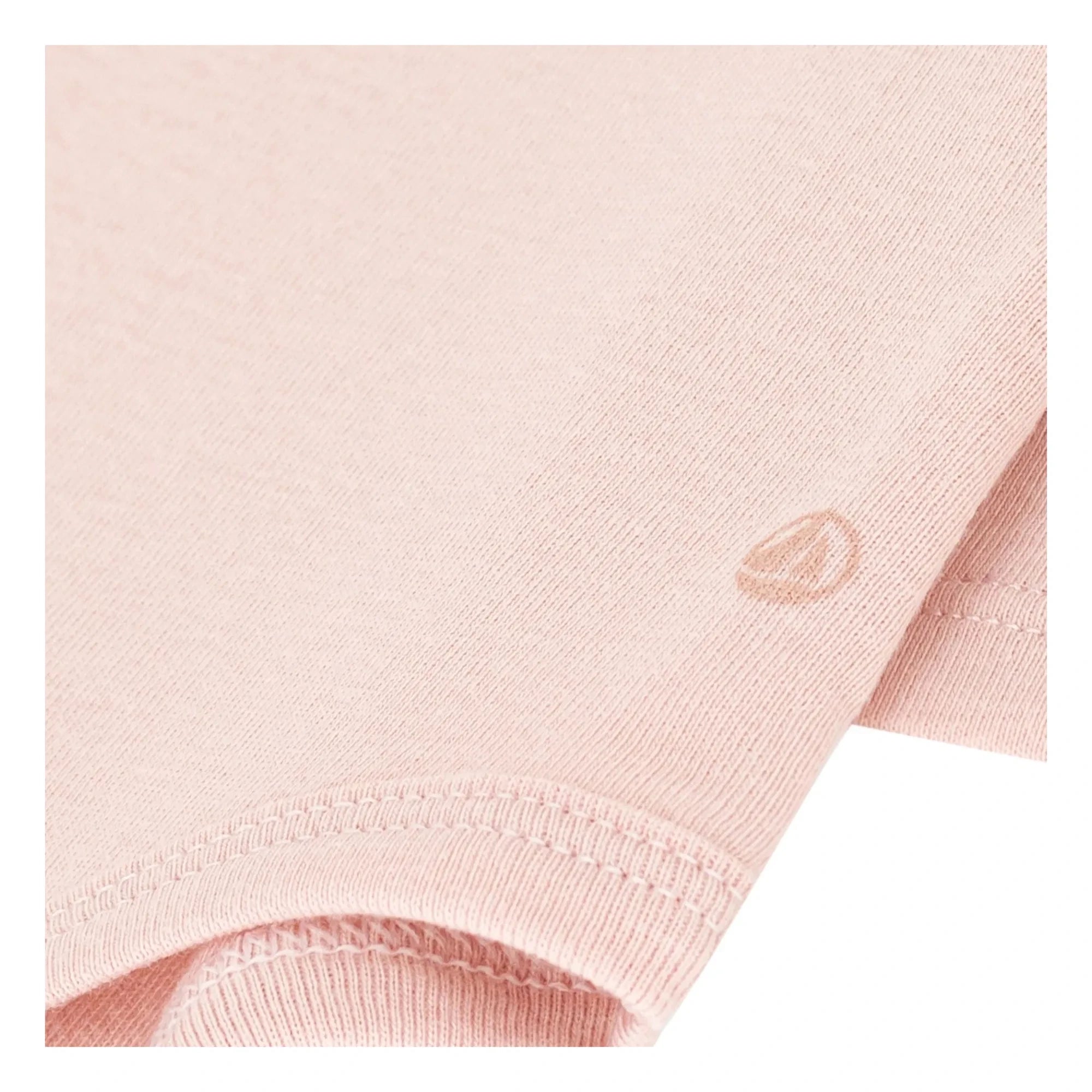 Petit Bateau - Body Collar Uni | Pembe
