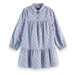 Scotch & Soda - Mavi Flanel Elbise