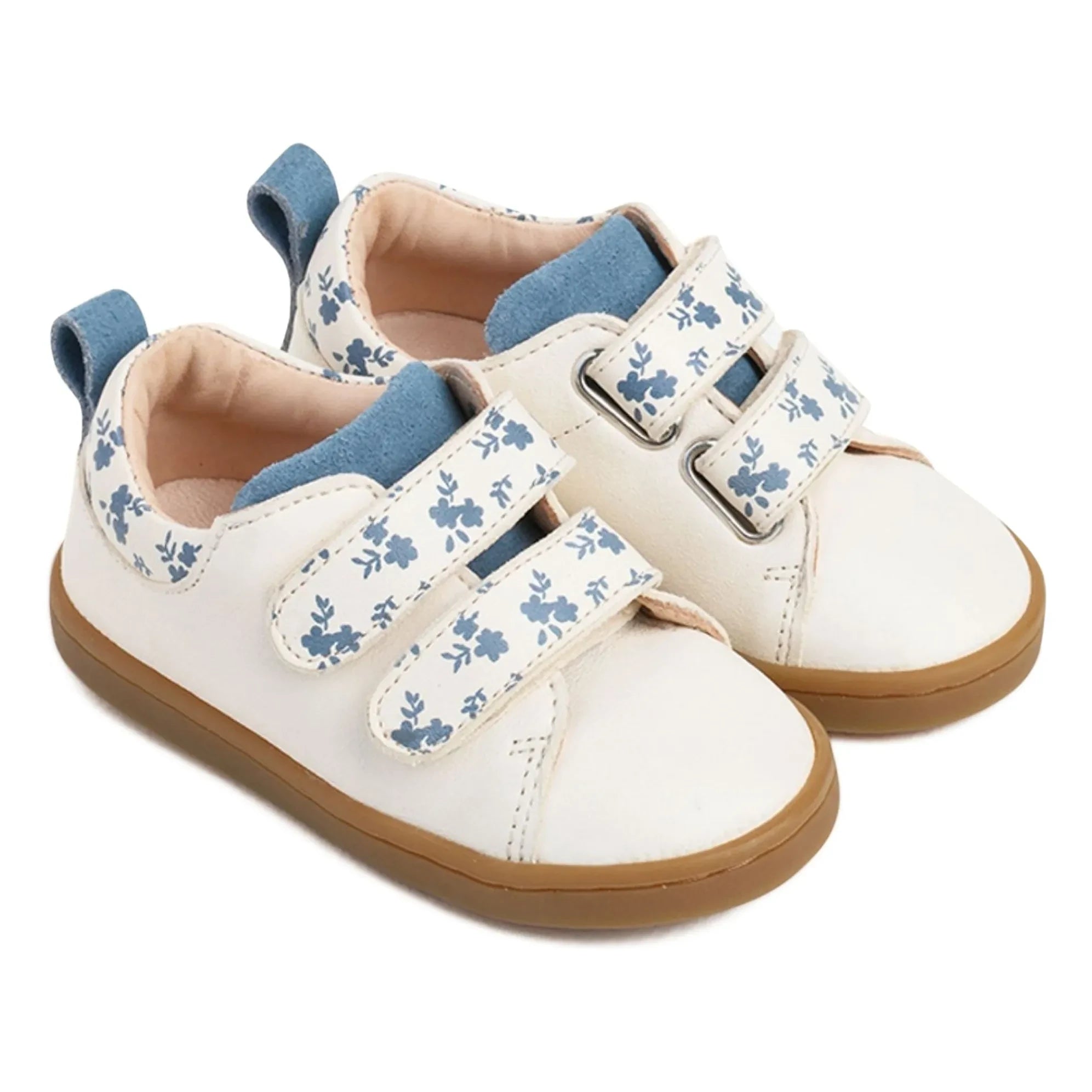 Lazare - Mahaut Floral Pattern Scratch Sneakers | Ivory
