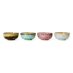 HKliving - 4-Piece Stoneware Bowl Set
