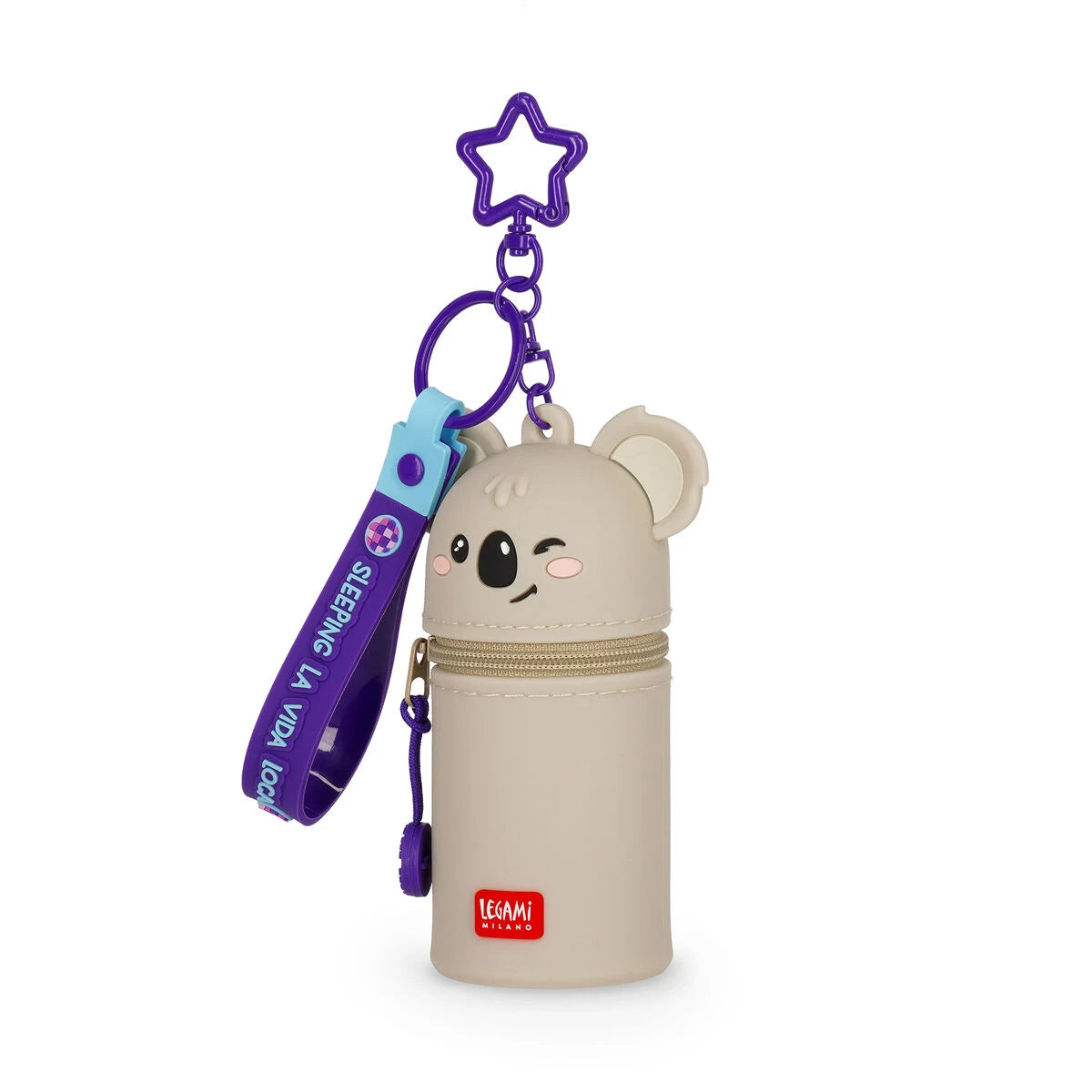 Legami - Koala Coin Purse with Key Ring - Mini Kawaii