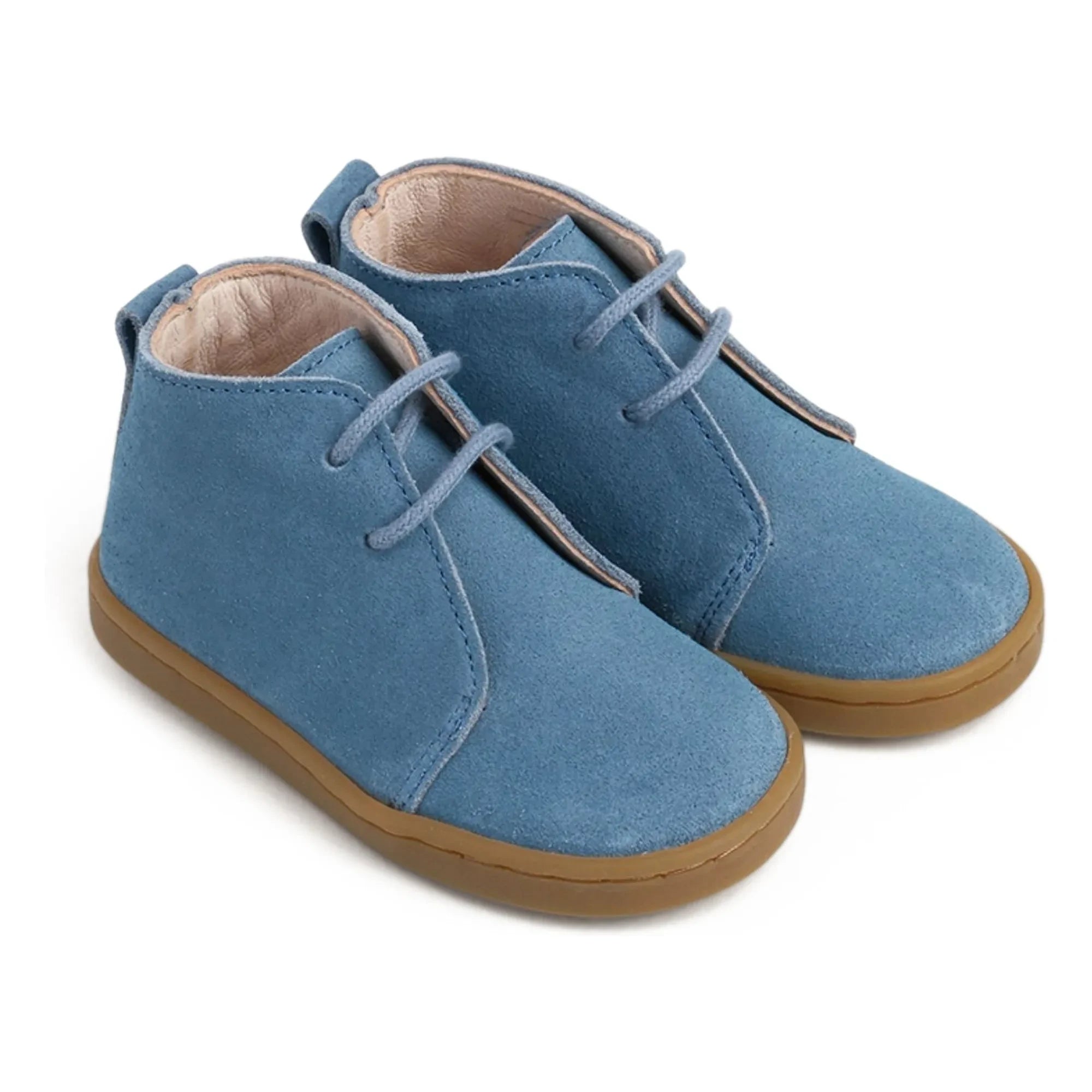 Lazare - Raoul Suede Lace Sneakers | Denim Blue