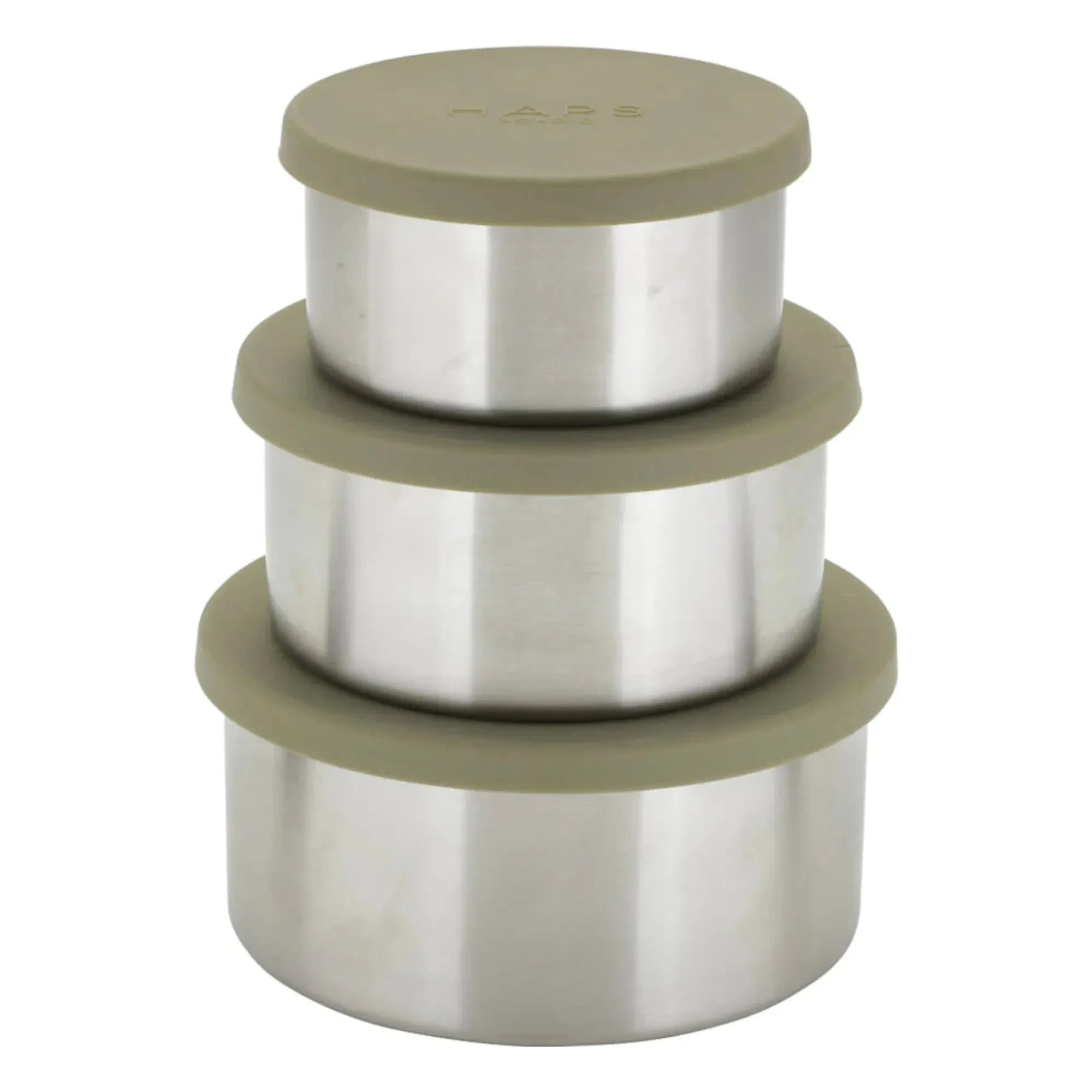 Haps Nordic - Steel Boxes L - Set of 3 | Olive
