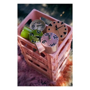 HKliving - Retro ceramic clock | Pink
