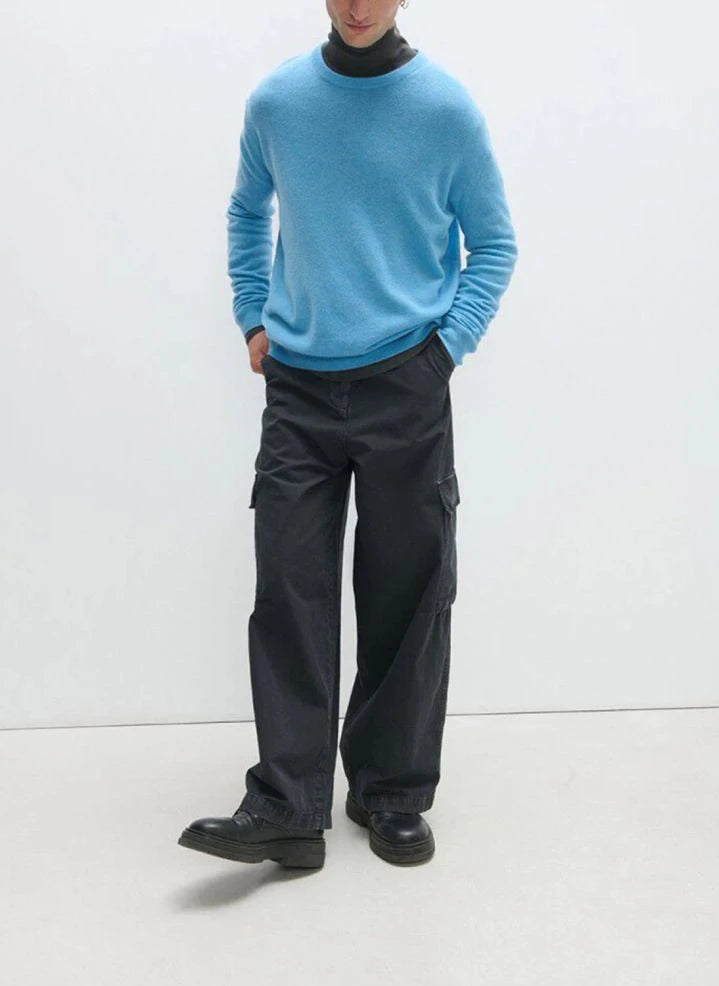 American Vintage - Raxow Wool Sweater | Speckled Blue