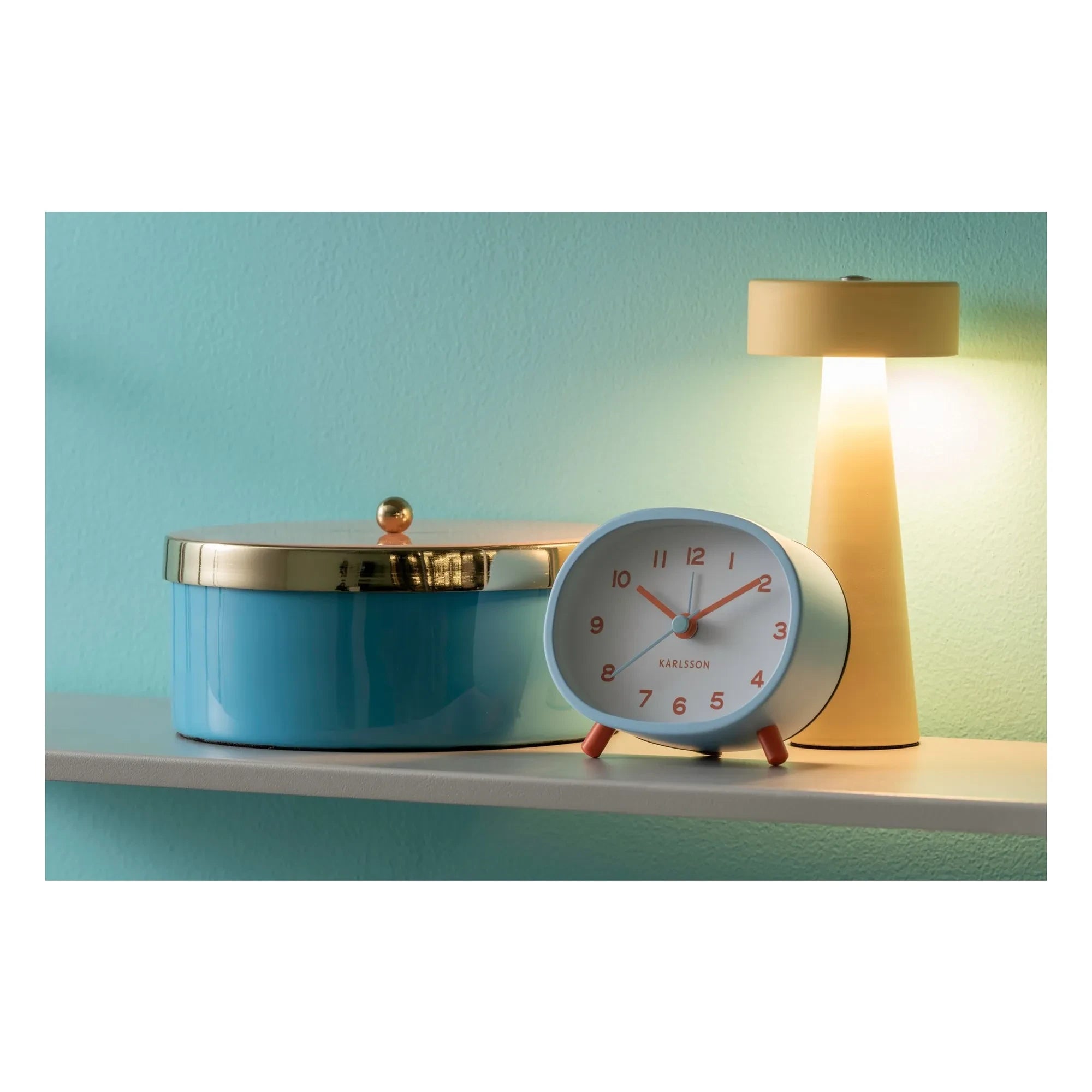 Present Time - Cheerful Alarm Clock | Blue