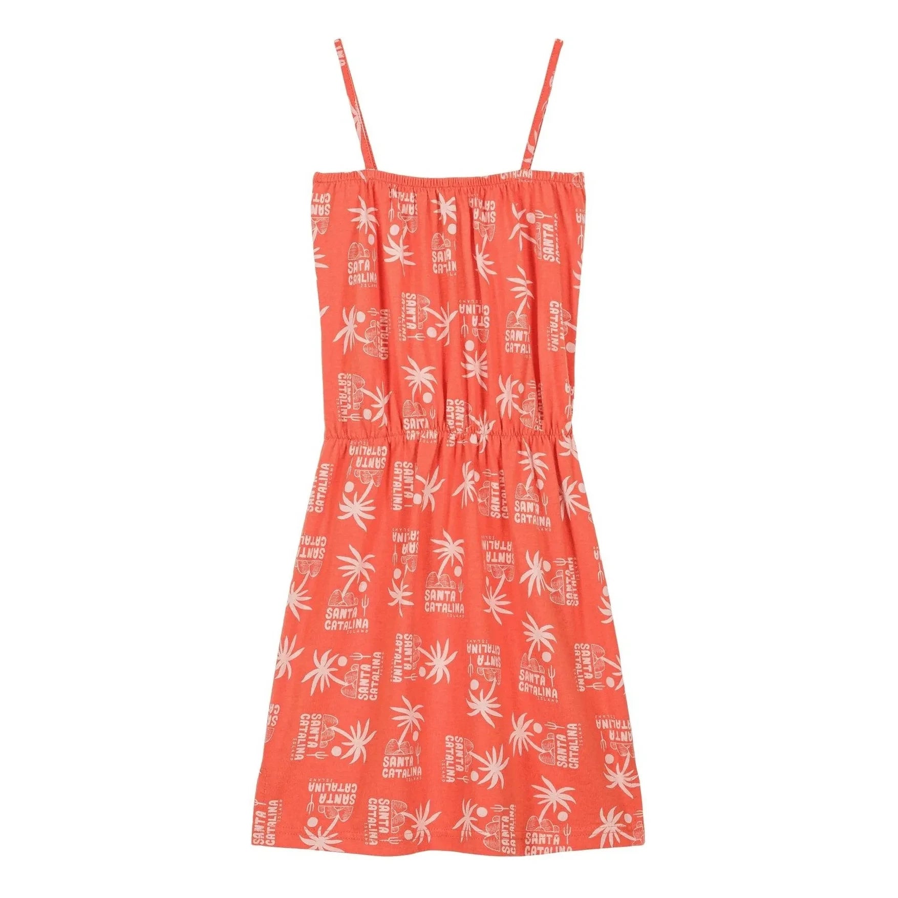 We Are Kids - Mina Palm Dress Organic Cotton | Orange