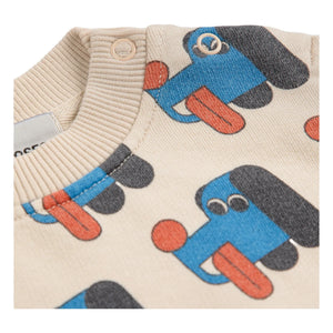 Bobo Choses - Sweat Dogs Organik Pamuk | Bej