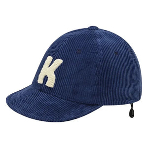 Kappy - Kadife Logo Şapka | Mavi