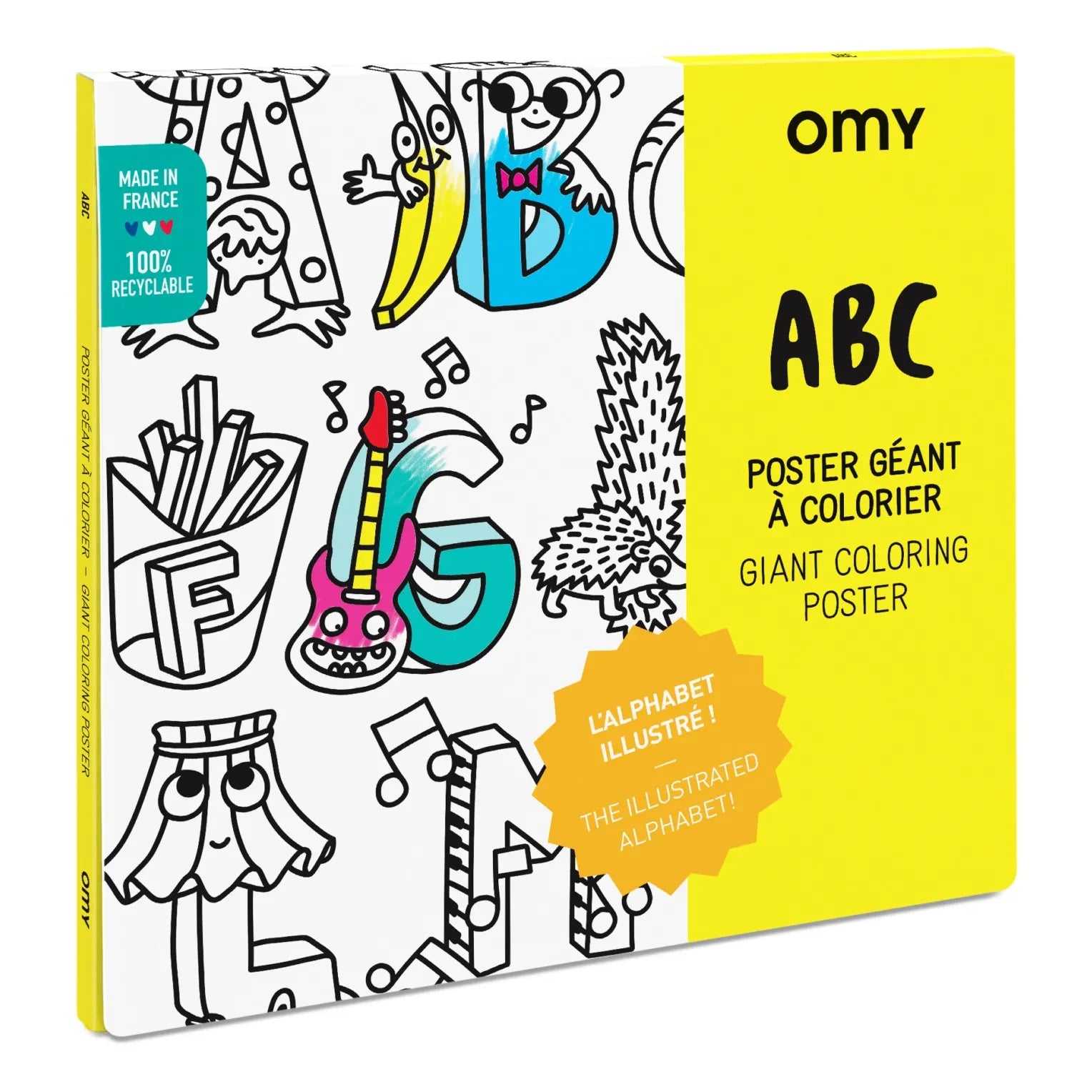 Omy - Large ABC Painting Poster