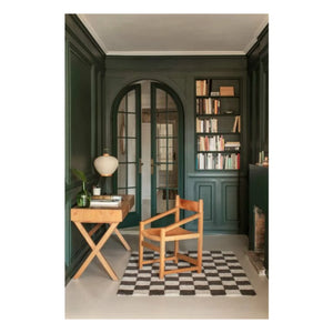 Lorena Canals - Checkered Rug | Dark Gray
