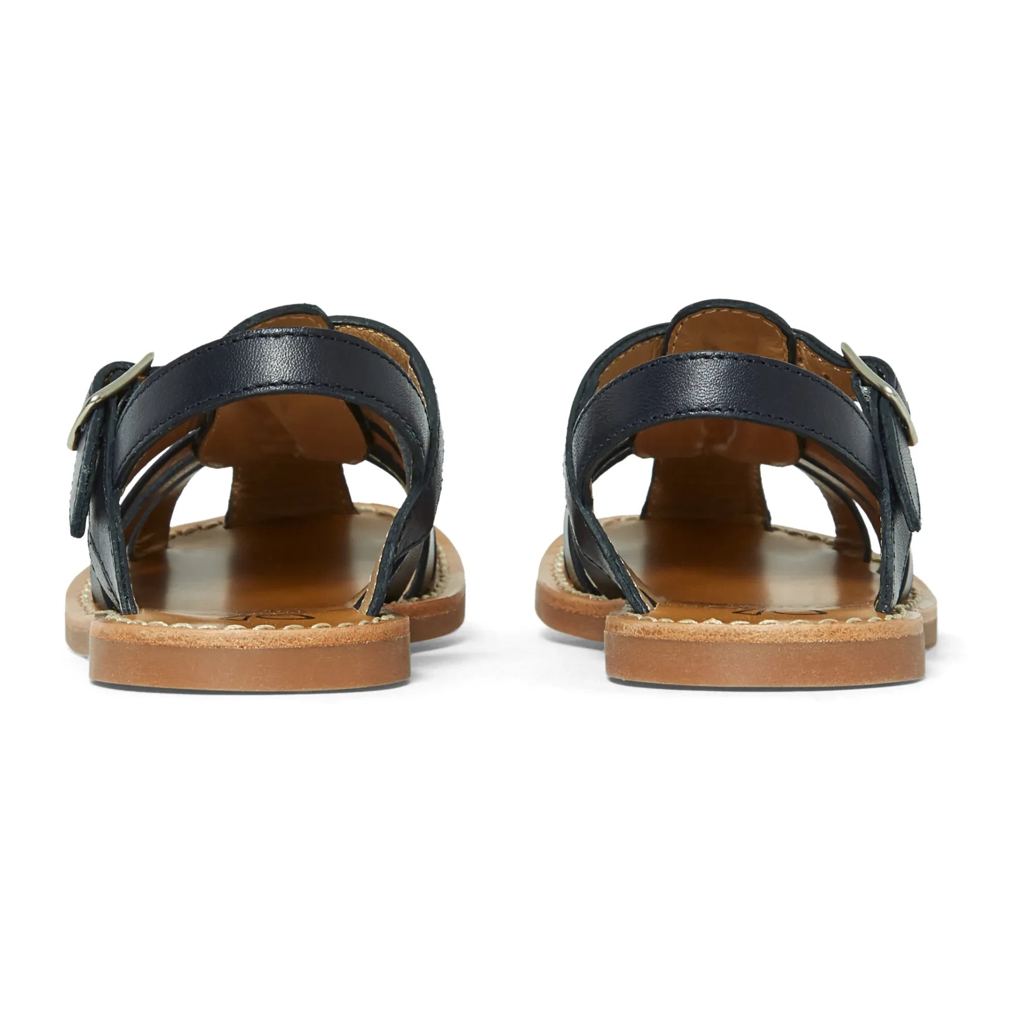 Pom d'Api - Dad Stitch Beach Sandals | Navy Blue