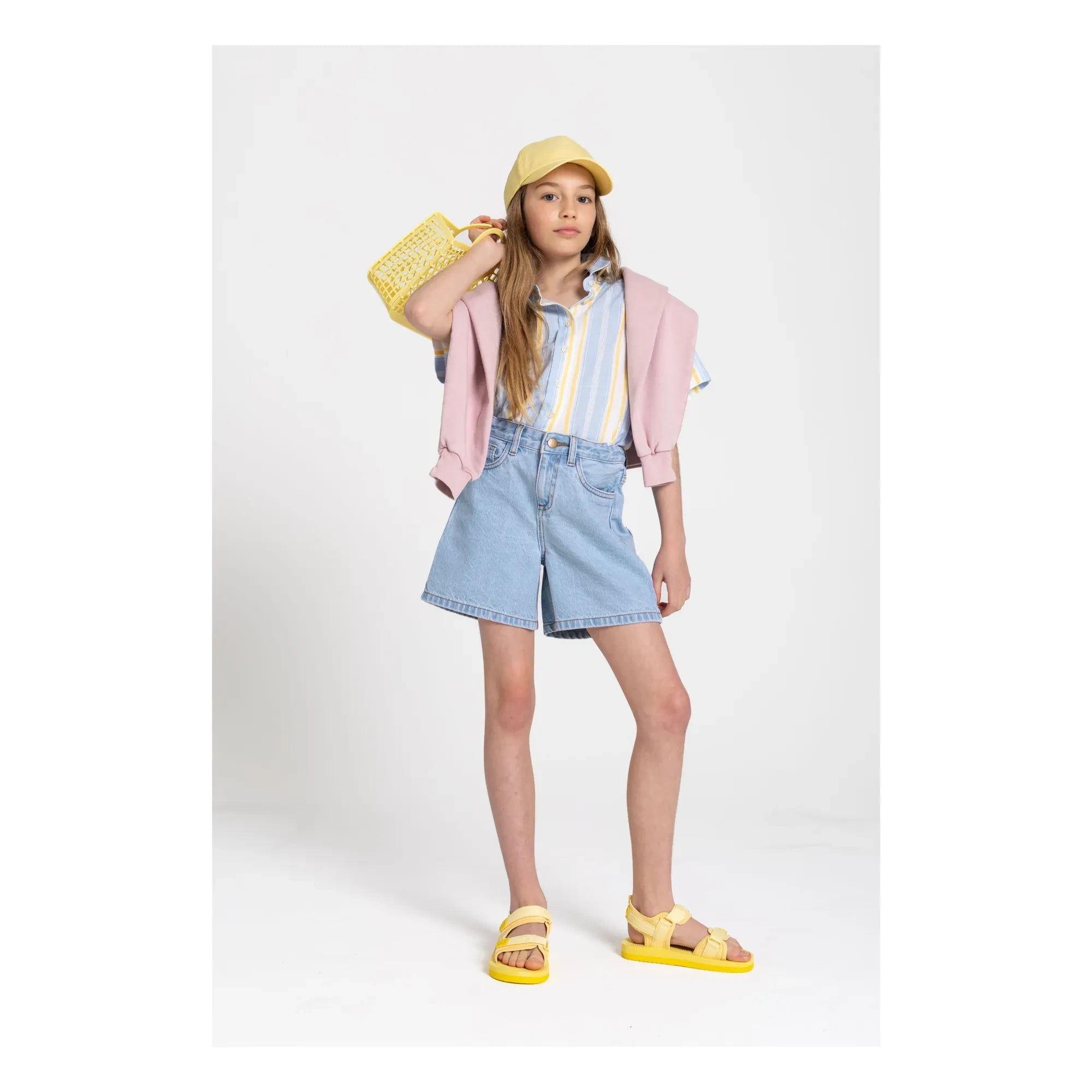 Hundred Pieces - Denim Daisie şort | Mavi