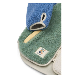 Liewood - Nolan Recycled Fiber Fleece Jacket | Mint Green