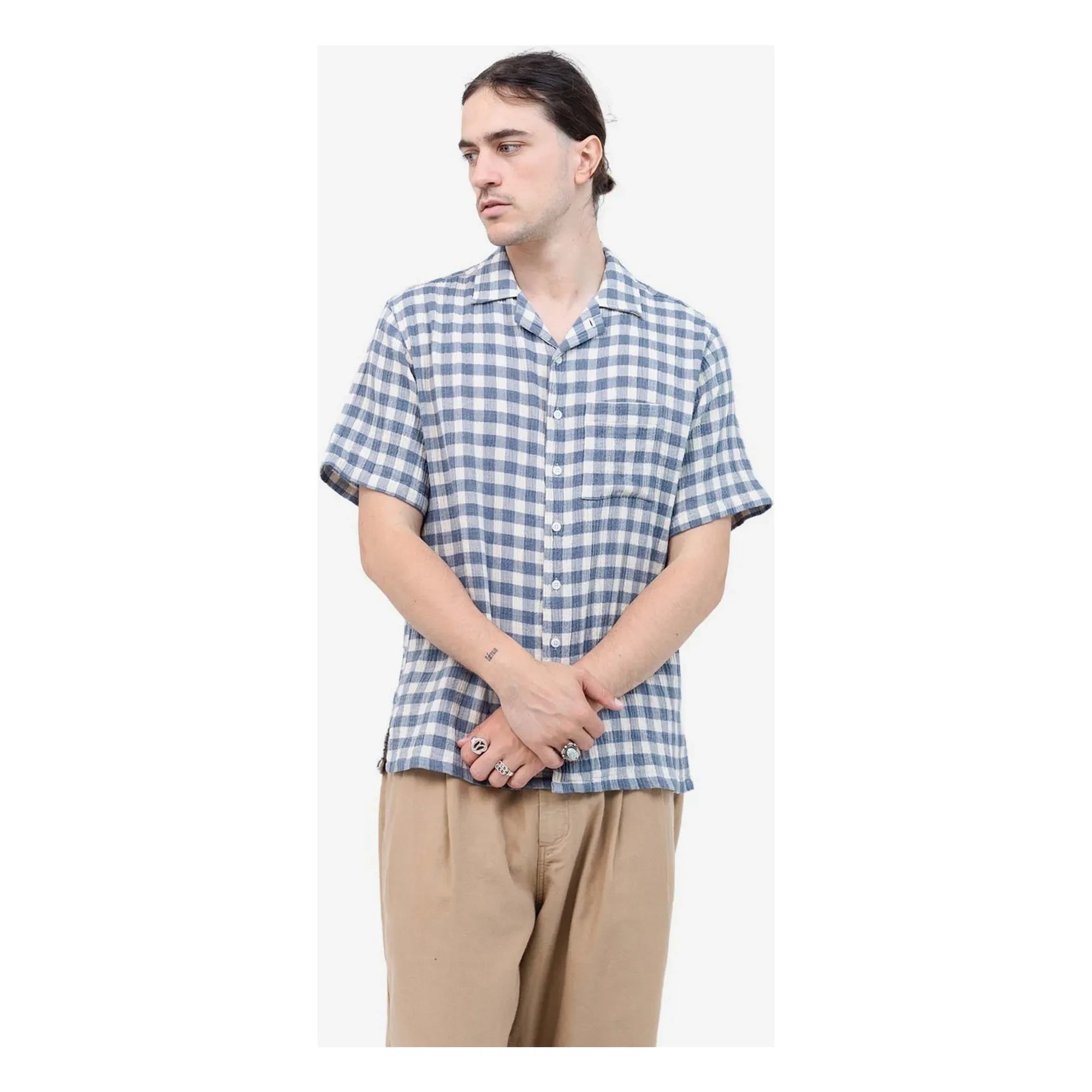 Olow - Aloha Checked Shirt | Blue