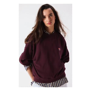 American Vintage - Atubay Pamuklu Sweatshirt | Lie de vin