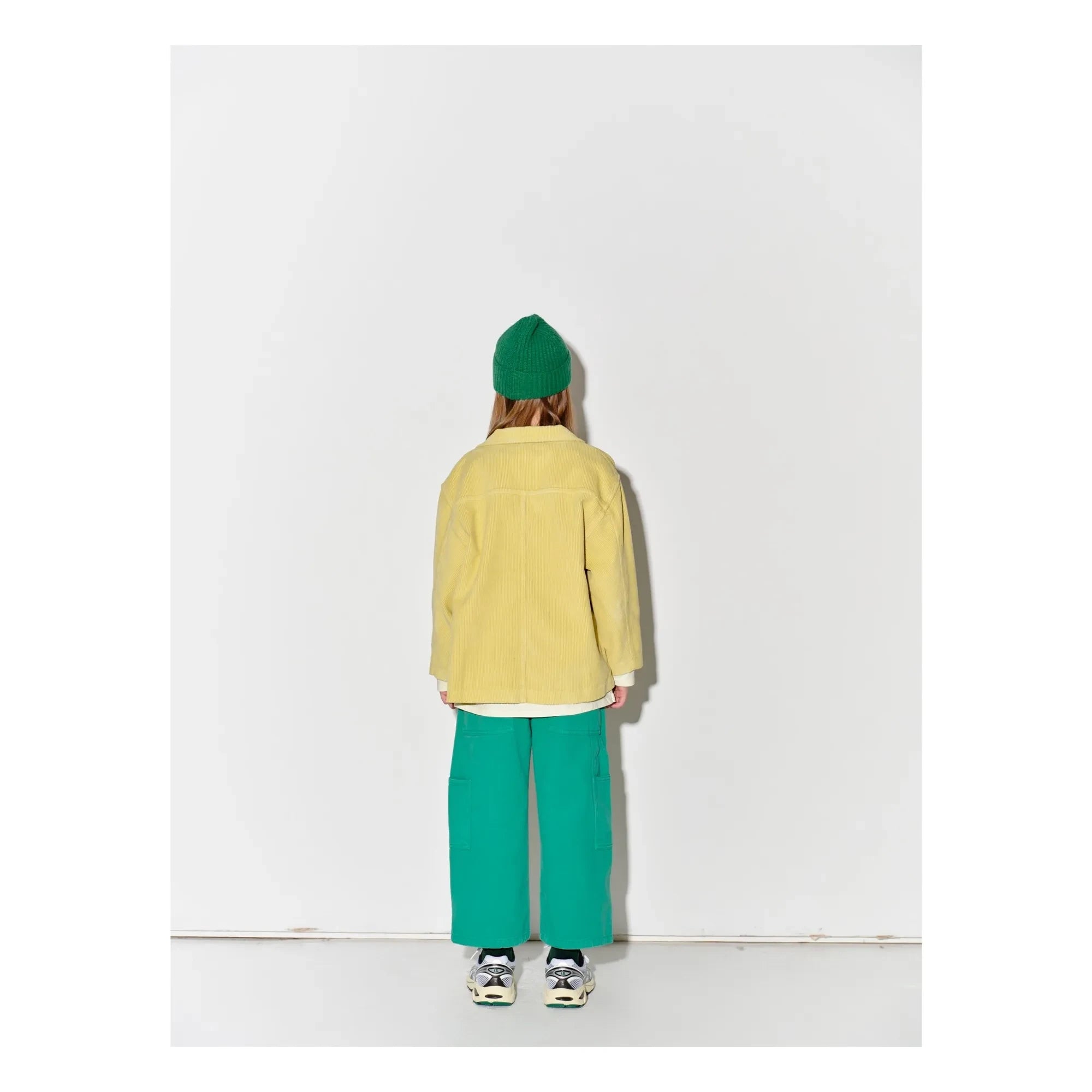 Main Story - Organik Pamuklu Kadife Overshirt | Sarı