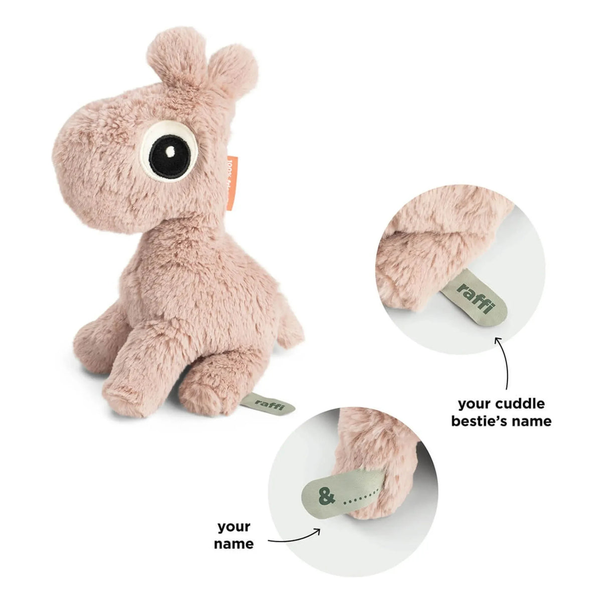 Done by deer - Bestie Raffi Plush | Pink