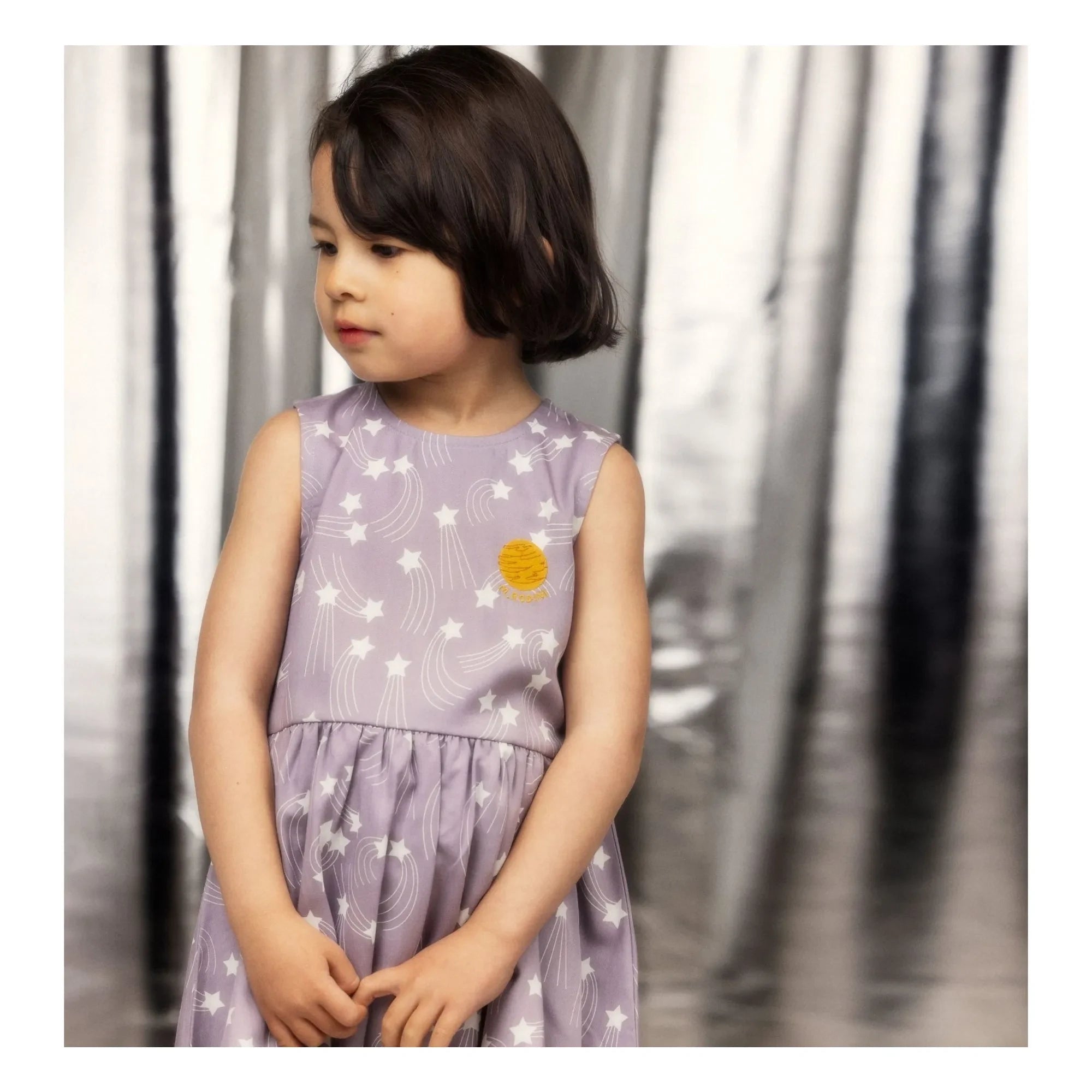 Mini Rodini - Tencel Star Dress | Mauve