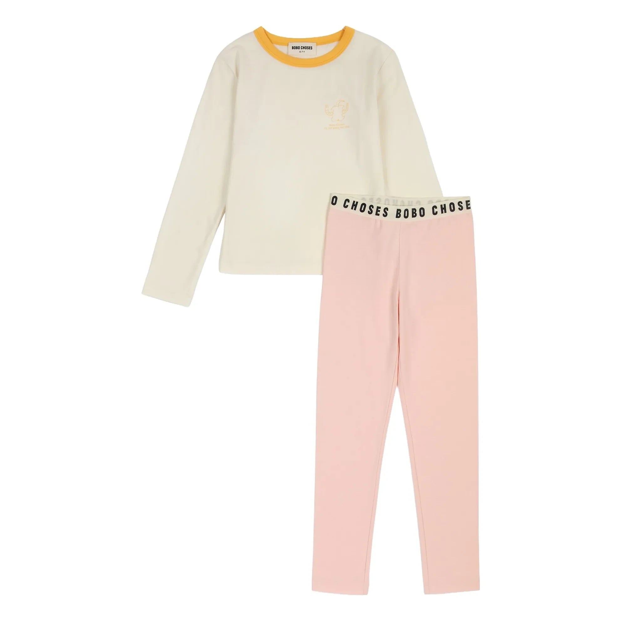 Bobo Choses - Green Modal and Organic Cotton Pajama | Pink