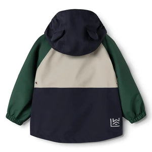 Liewood - Manu Colorblock Rain Set Made from Recycled Fibers | Dark green