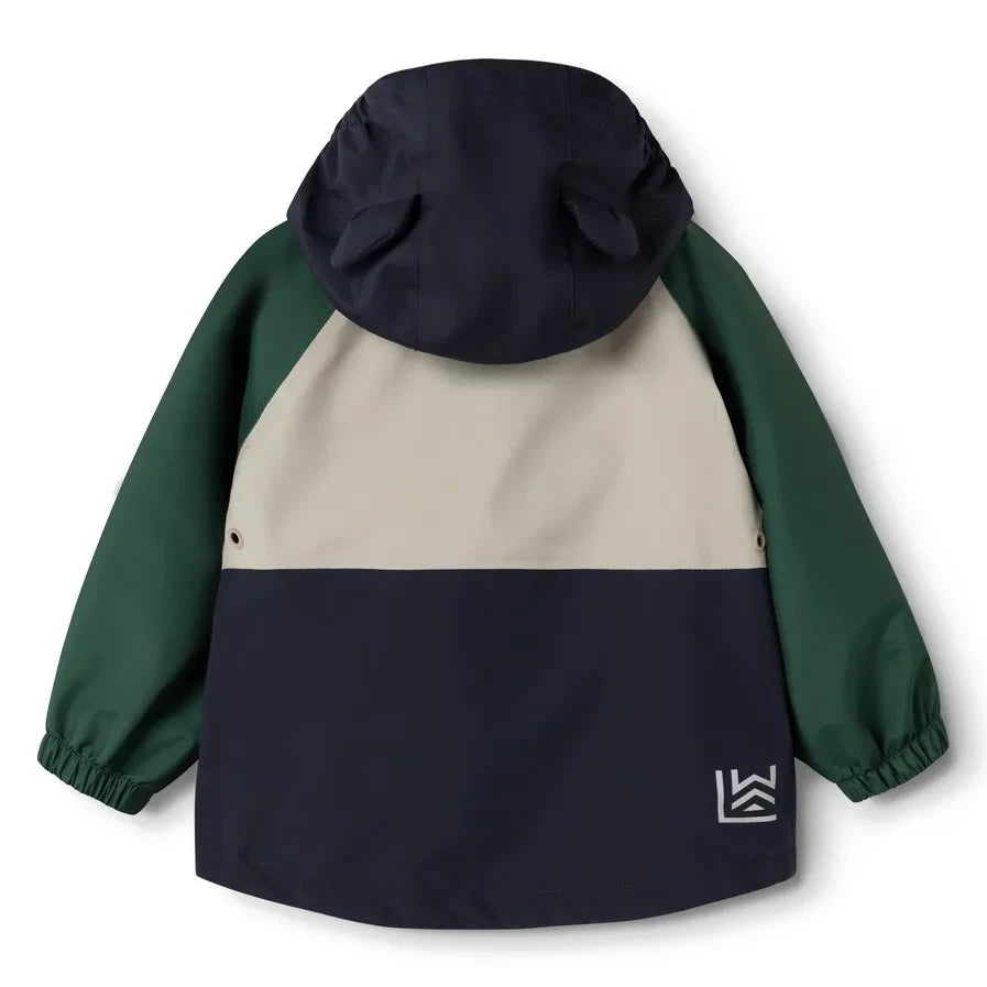 Liewood - Manu Colorblock Rain Set Made from Recycled Fibers | Dark green