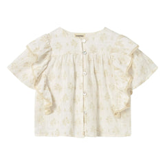 Cozmo - Tansy organic cotton blouse | Off-White