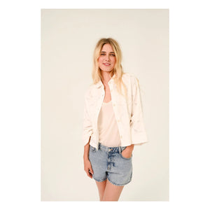 Sacrécoeur - Laelia Circle Shirt | Dirty White