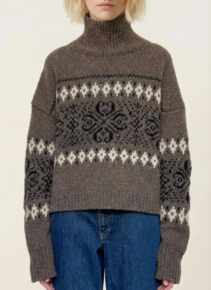 Vanessa Bruno - Huguette Wool Sweater | Taupe Brown