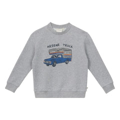 Arsène et Les Pipelettes - Gil organik pamuklu sweatshirt | Gri