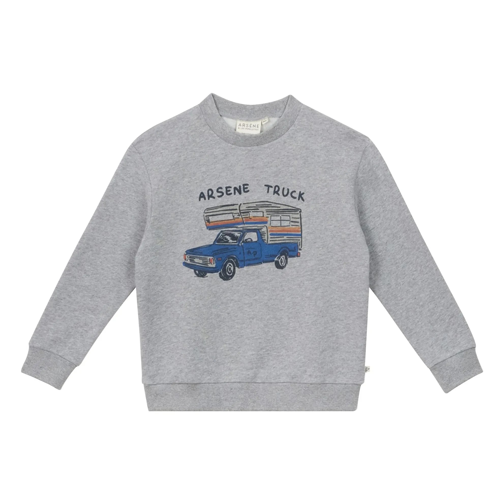 Arsène et Les Pipelettes - Gil organik pamuklu sweatshirt | Gri