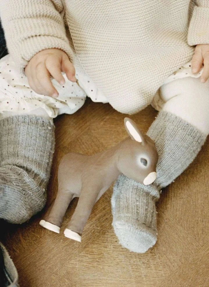 Oli & Carol - Hector Teething Ring - Oli&Carol x Villa Magnan | Brown