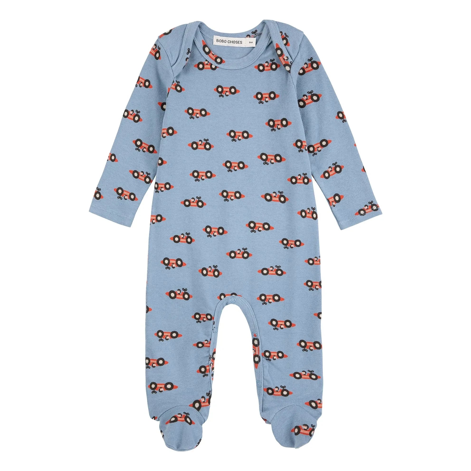 Bobo Choses - Cars | Blue Long Pajama and Slopet Set