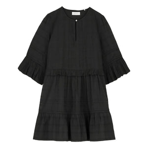 Skall Studio - Fiore Cotton Dress | Black