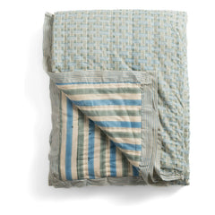 Le Monde Sauvage - Quilted Bedspread Cosmique Saint-Pétersbourg | Blue