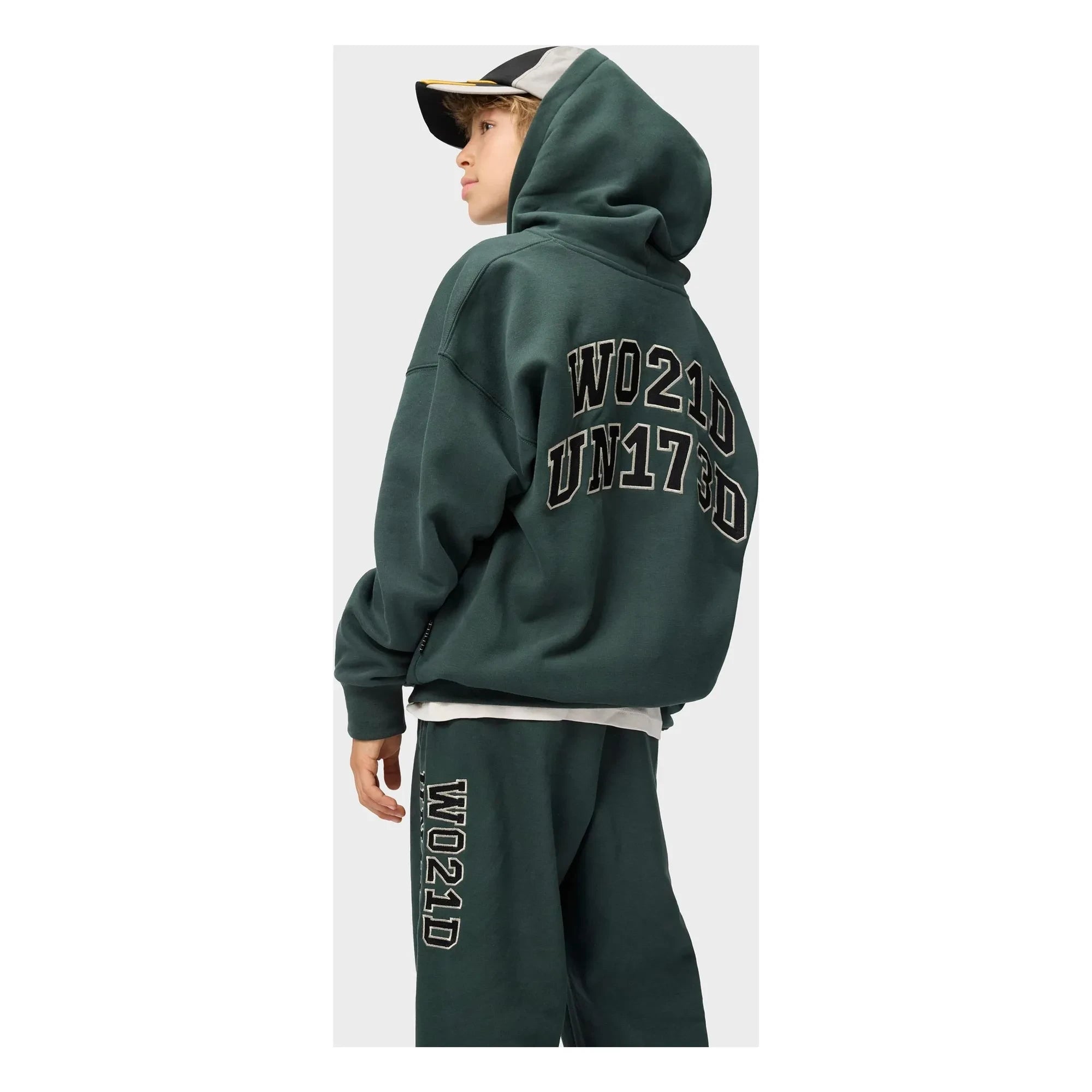 Molo - Marley Fermuarlı Sweatshirt W021D UN173D | Krom yeşili