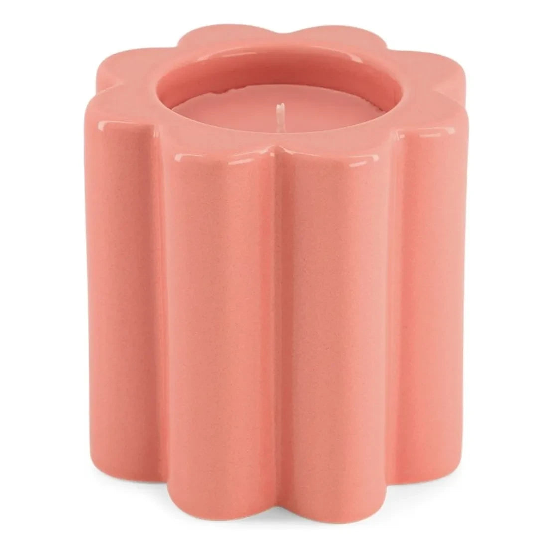 The Socialite Family - La Candela Scented Candle with Fig Tree Fragrance | Powder Pink