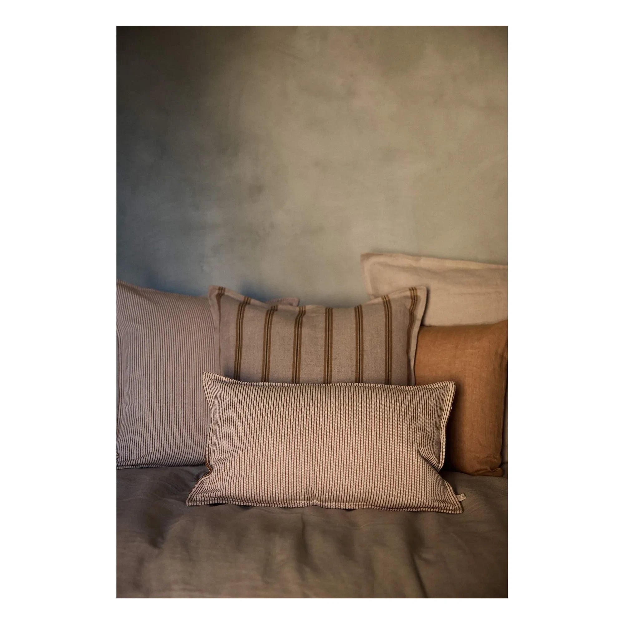 Gabrielle Paris - Striped Pillowcase | Brown