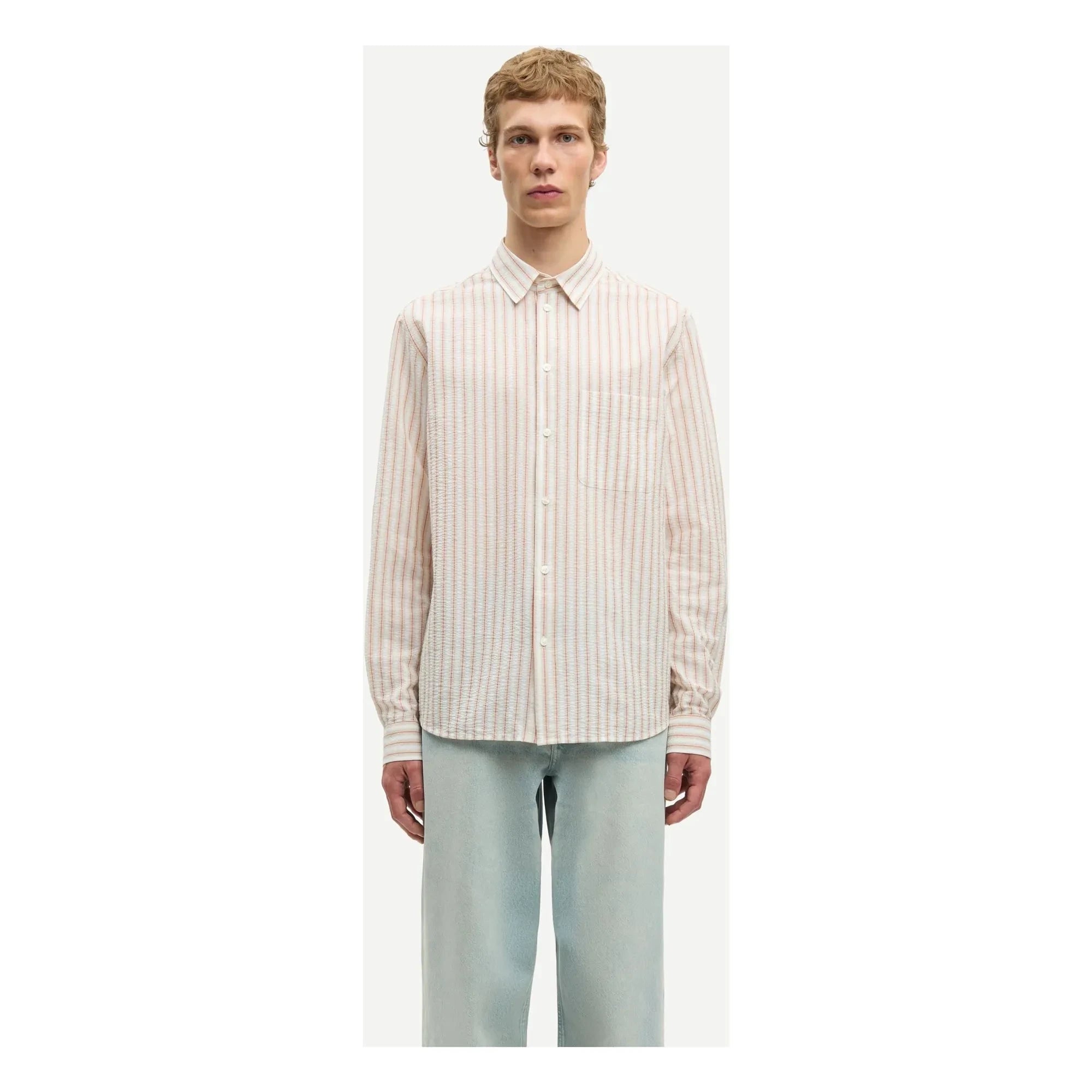Samsoe Samsoe - Saryan G Checkered Shirt | Ecru