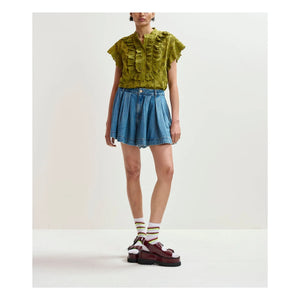 Essentiel Antwerp - Joss Organic Cotton Shorts | Blue