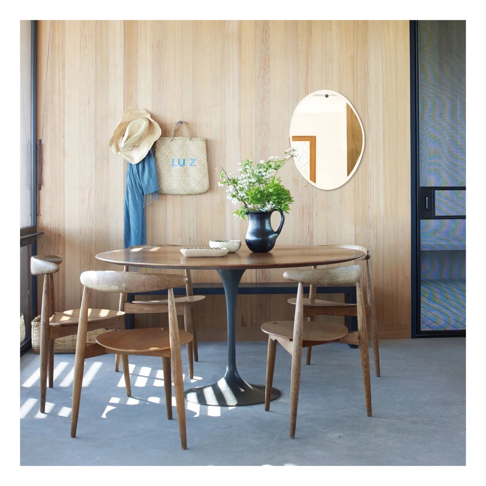 M Nuance - Extra Flat Puffed Mirror - Oval Shape 50x66 cm