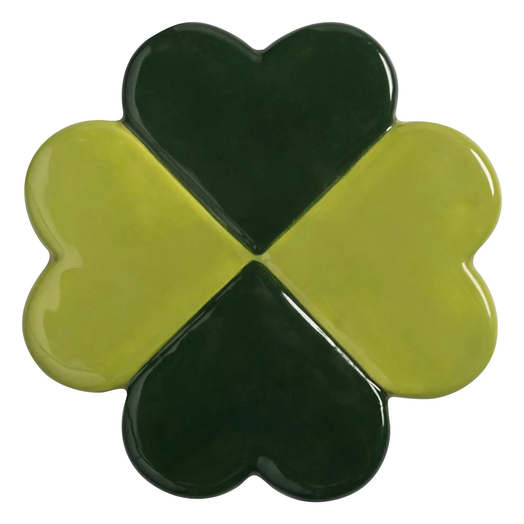 &Klevering - Lucky Clover Coasters - Set of 4 | Green